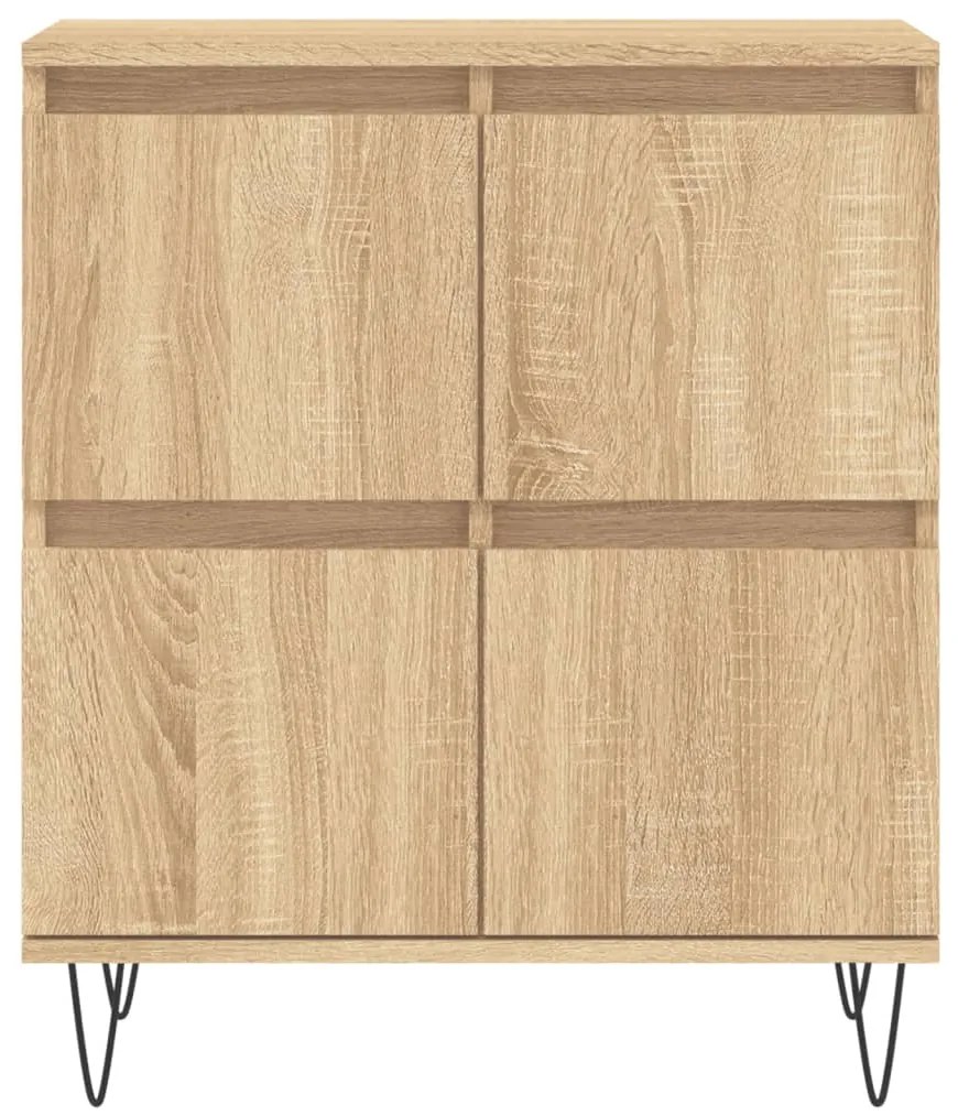 Credenza Rovere Sonoma 60x35x70 cm in Legno Multistrato