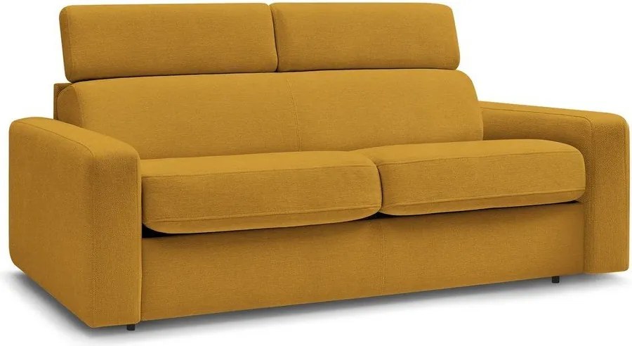 Divano color senape allungabile 195 cm Monaco – Bobochic Paris