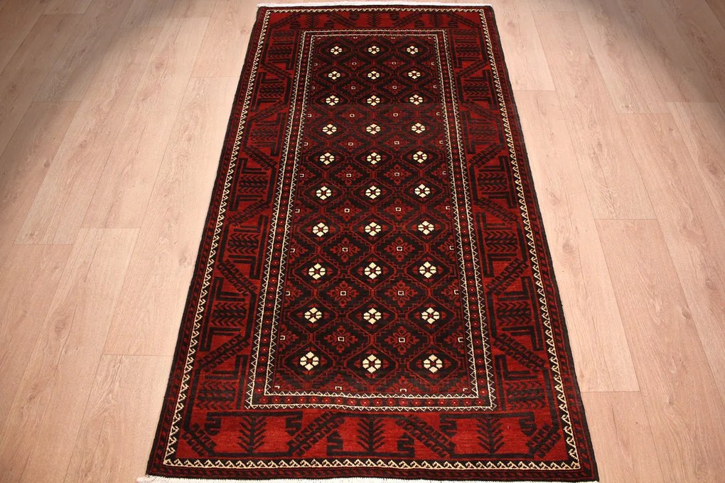 Beluch Tappeto 200x100 (Iran) Annodato A Mano