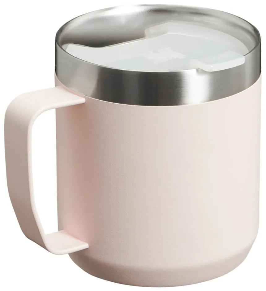 Tazza termica rosa chiaro in acciaio inox 350 ml Stay-Hot Camp Mug Rose Quartz – Stanley