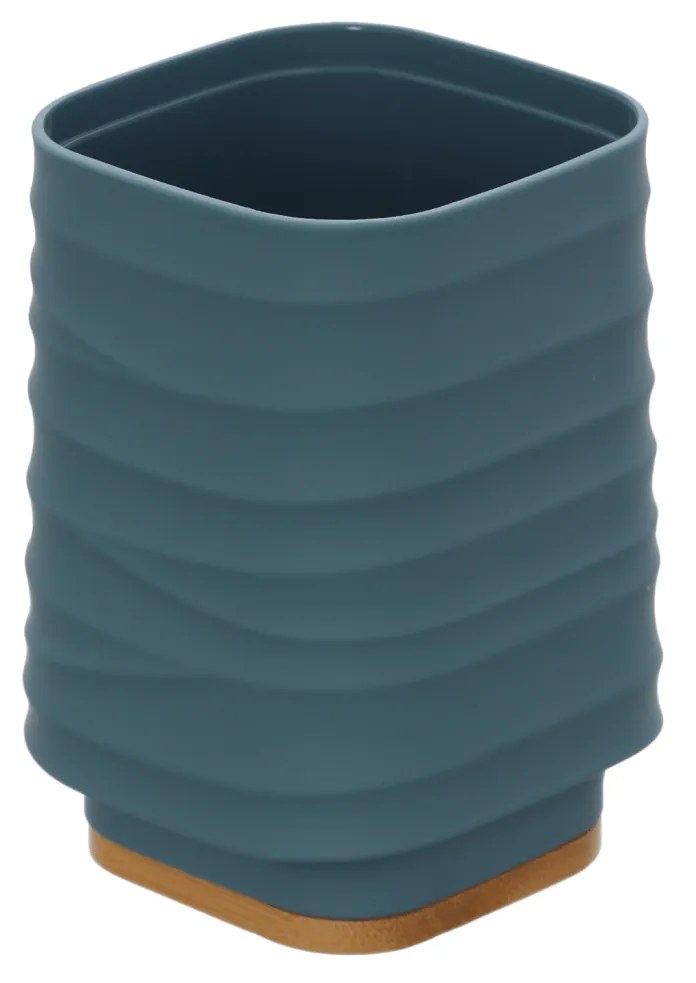 Portaspazzolino D'Appoggio Feridras "Alabama" Blu Pastello