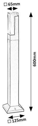 Rabalux 77128 - Lampada LED da esterno DARVAS LED/7W/230V IP54