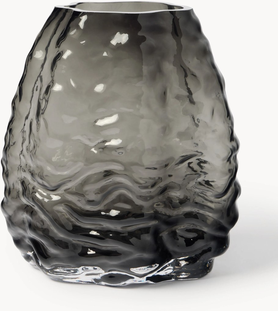 Vaso in vetro soffiato Milla, alt. 25 cm