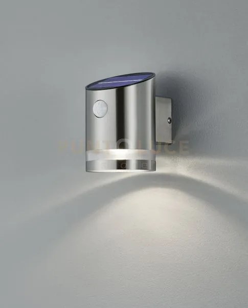Salta applique led 3w 165lm, 3000k da esterno solare ricaricabile a...