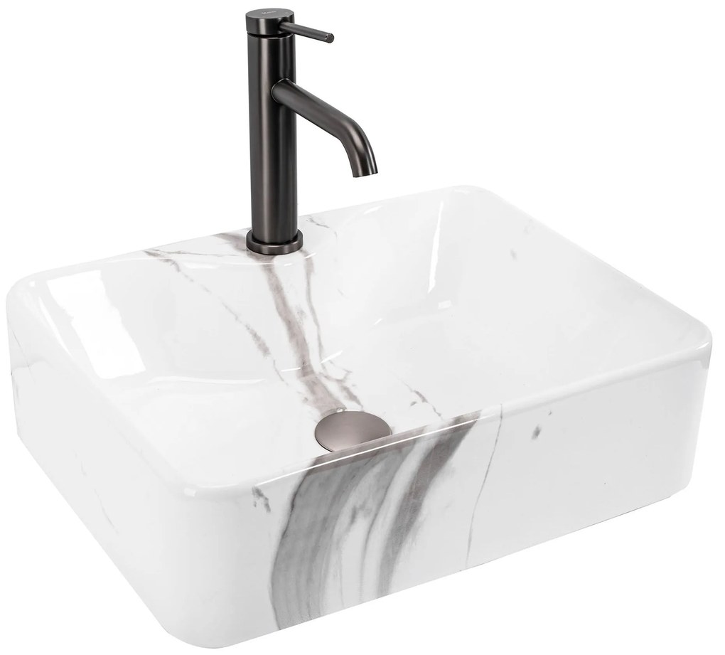 Lavabo da appoggio Rea Kelly Marmo