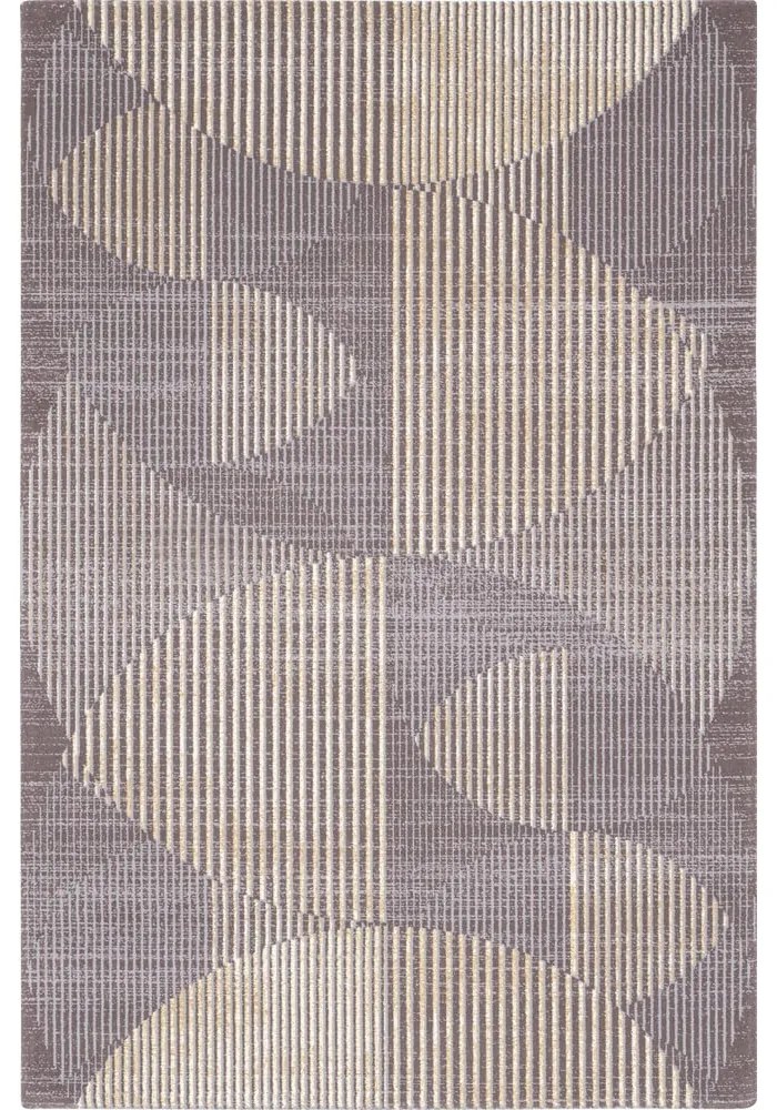 Tappeto in lana grigio 100x180 cm Shades - Agnella