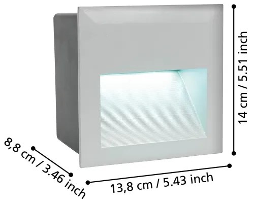 Eglo 95235 - Lampada LED orientativa da esterno ZIMBA LED/3,7W/230V IP65