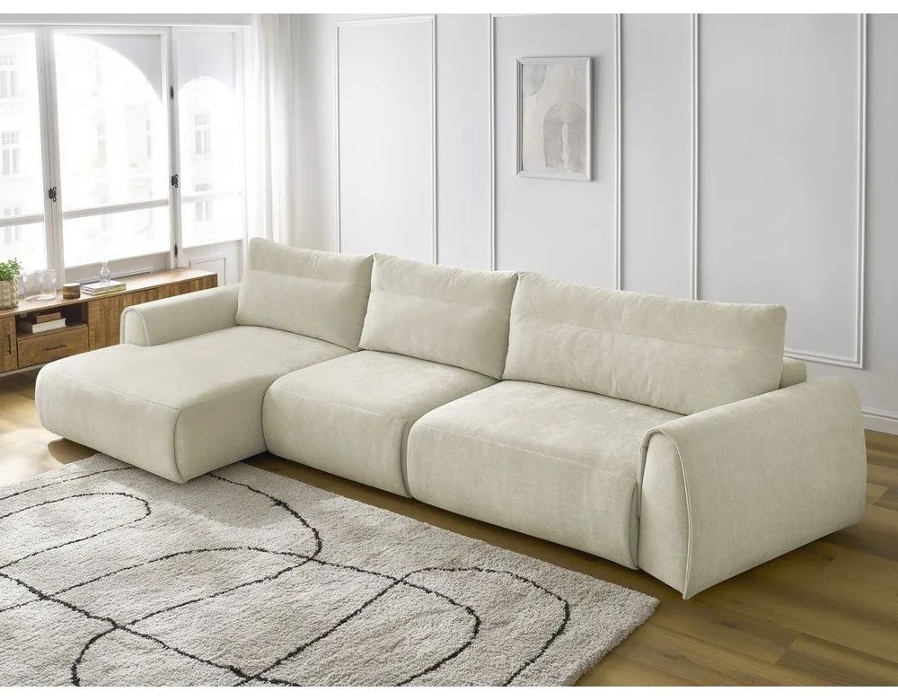 Divano angolare beige Aden – Bobochic Paris