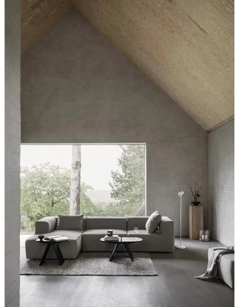 Tavolino in rovere nero 43x80 cm Avio - Blomus