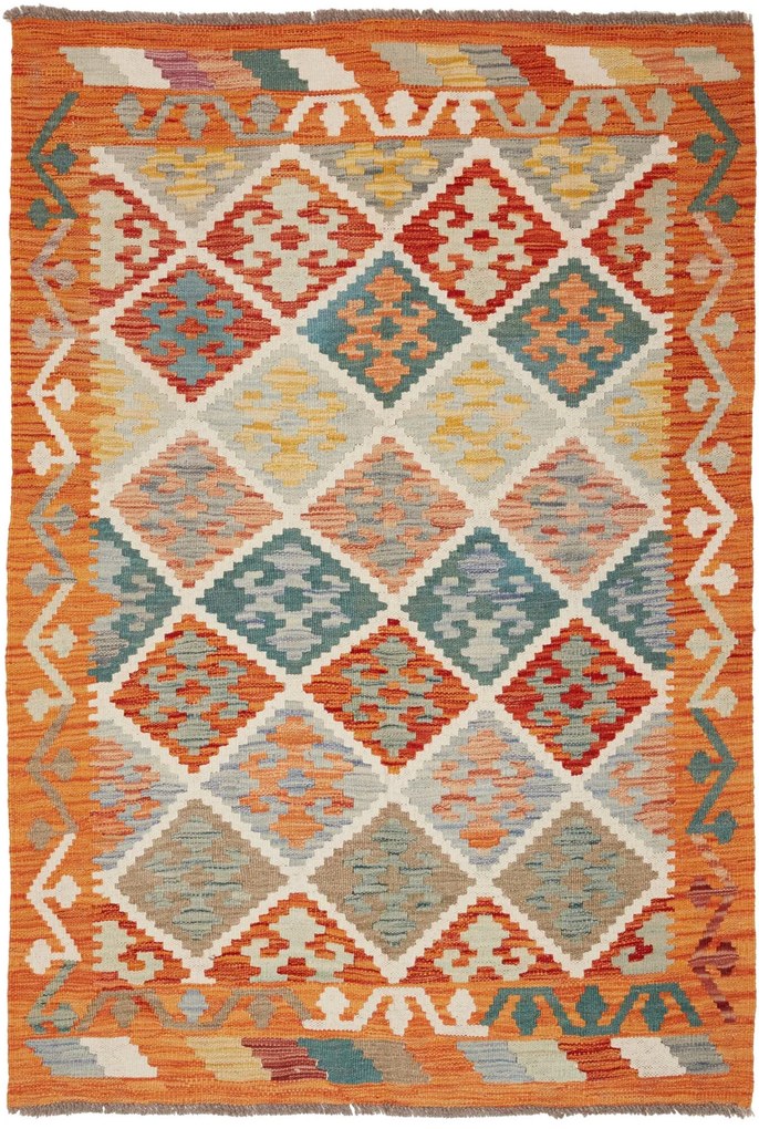 Kilim Tappeto 100x150 (Pakistan) Tessuto A Mano