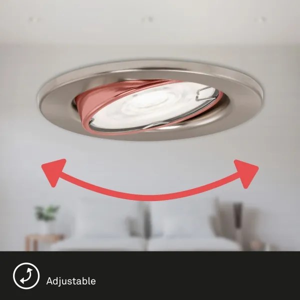 Briloner 7182-032-SET 3xLED luce da bagno dimmerabile 1xGU10/5W/230V IP23