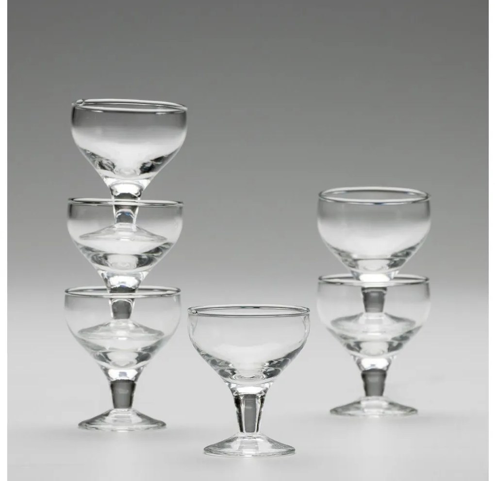 Set 6x bicchiere da liquore limpido