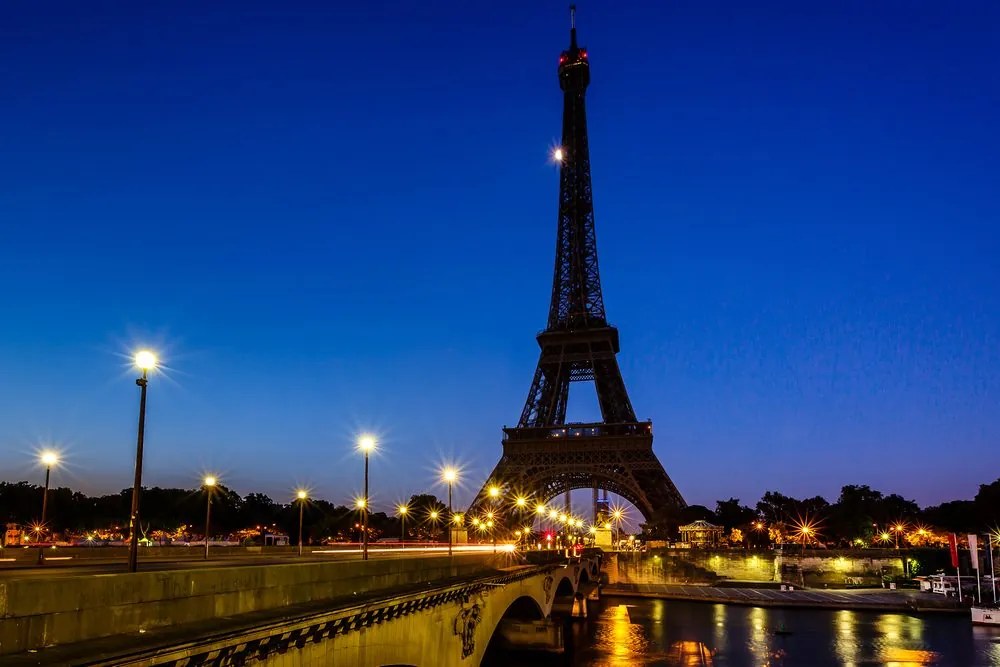 Quadro su tela – Torre Eiffel di notte