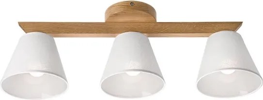Plafoniera ANTONIO 3xE14/40W/230V rovere