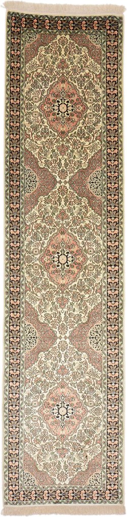 Cashmere Silk Tappeto 320x80 (Indian) Annodato A Mano