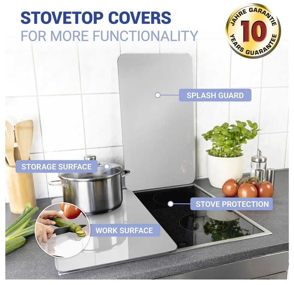 Set di 2 cappe in vetro Argento Universal - Wenko