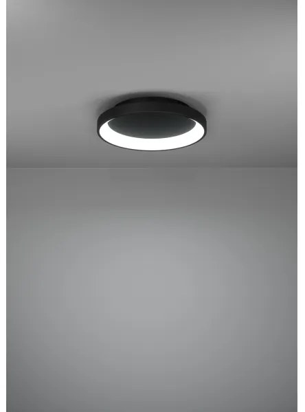 Eglo 901251 - Plafoniera LED dimmerabile LORETELLO LED/12W/230V nero + +TC