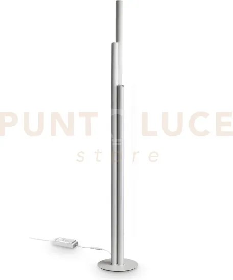 Dorica lampada da terra con dimmer led 3000k 66w  7950 lm h.190cm b...