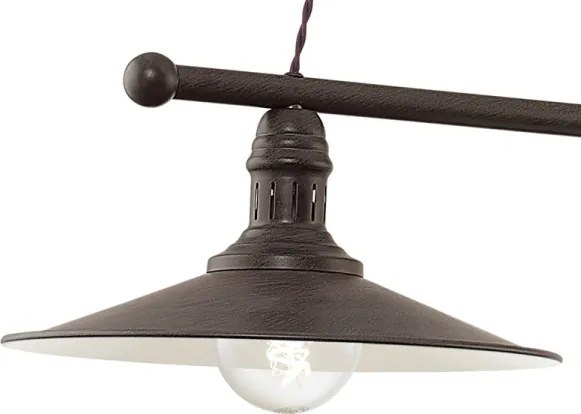 Eglo 49457 - Lampadario a sospensione con cavo STOCKBURY 2xE27/60W/230V