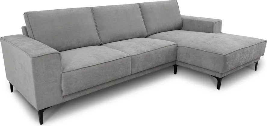 Divano angolare grigio (con penisola a destra/con chaise lounge) Copenhagen – Scandic
