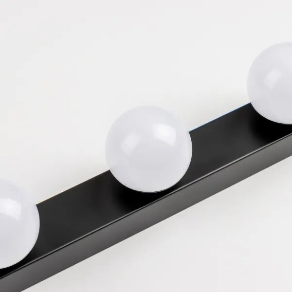 Brilagi - Illuminazione LED per specchio da bagno HOLLYWOOD 3xLED/3W/230V IP44 nero
