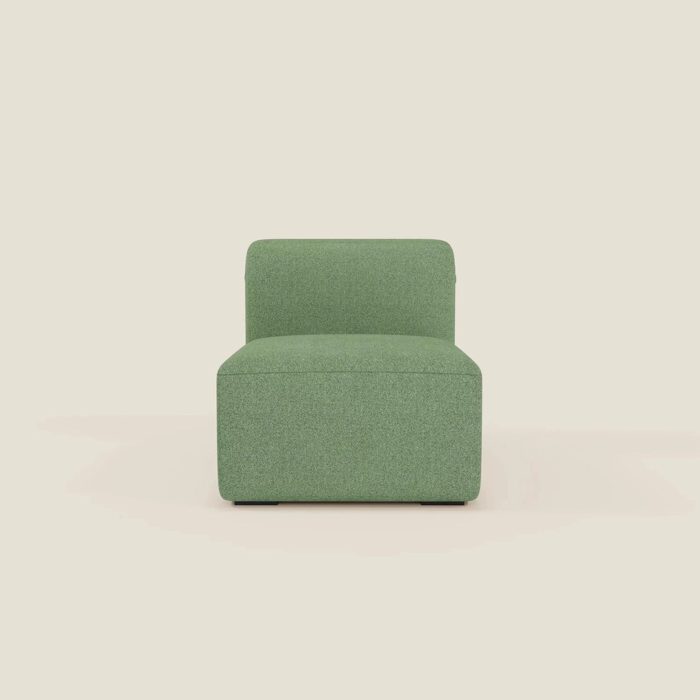 BonBon modulo centrale 70 cm – Poltrona o elemento componibile in tessuto smacchiabile T23 menta