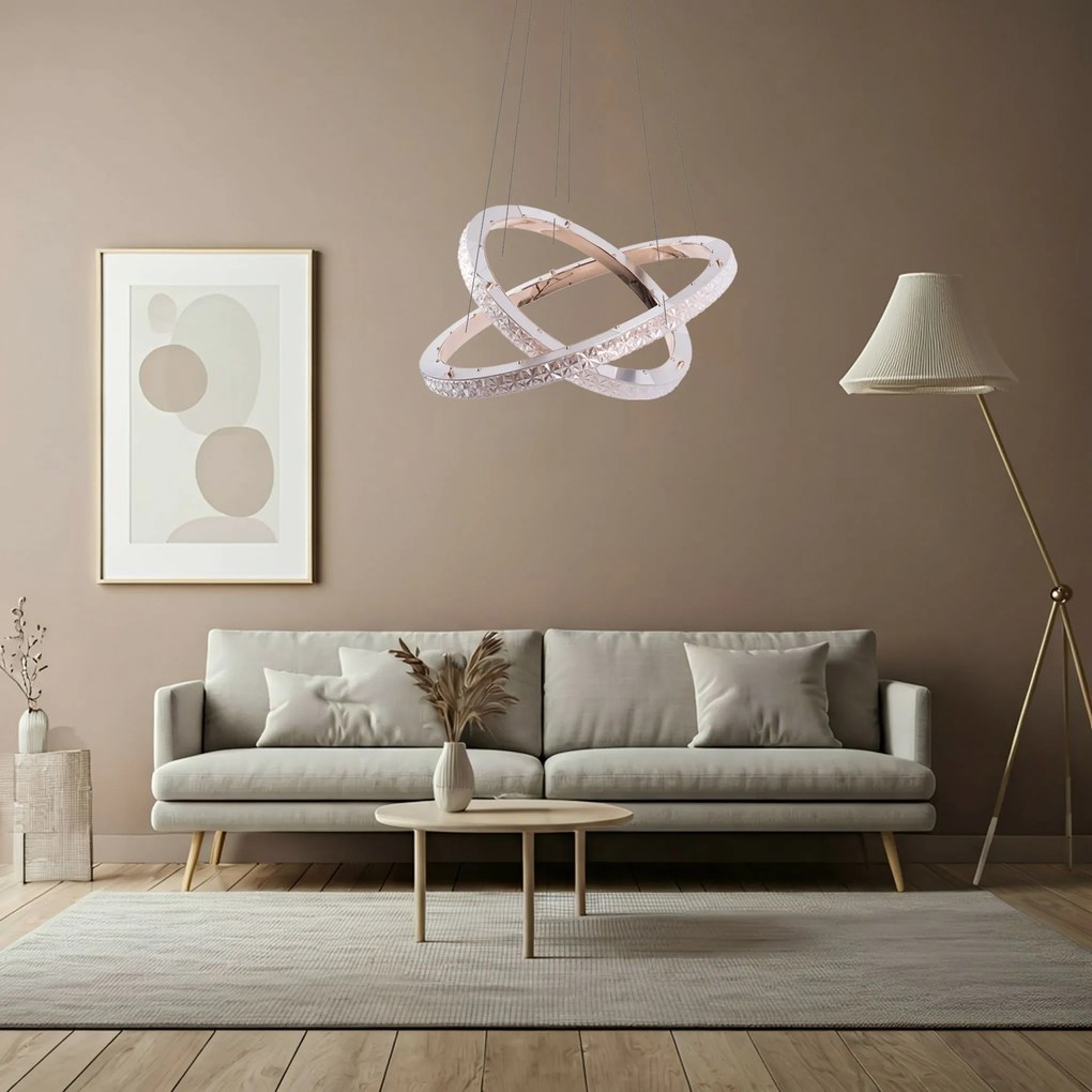 Lampada LED MS011-CP ROSE GOLD 59cm