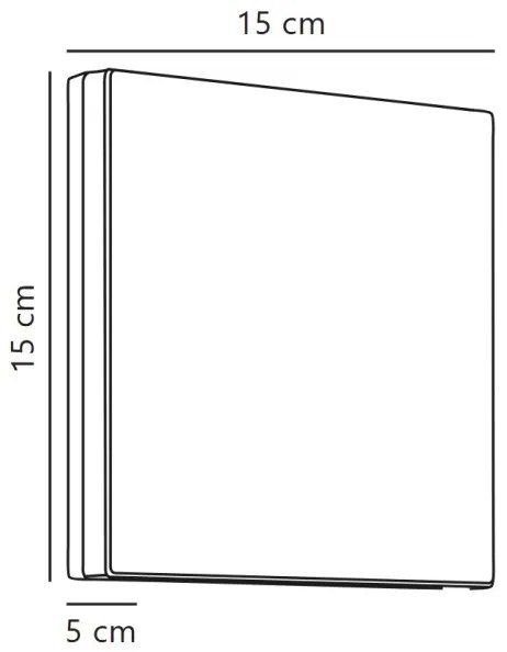 Nordlux - Applique a LED da esterno ARTEGO LED/7,2W/230V IP54