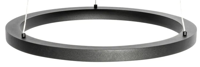 Lampada a sospensione nera 40 cm con LED dimmerabile a 3 livelli - Girello