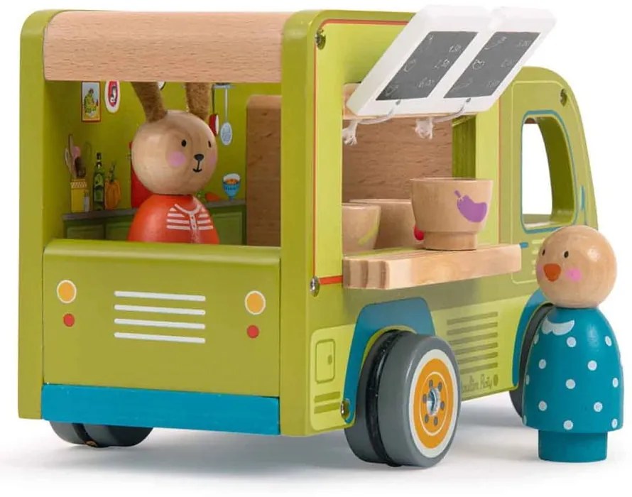 Auto di legno La Grande Famille Food Truck - Moulin Roty