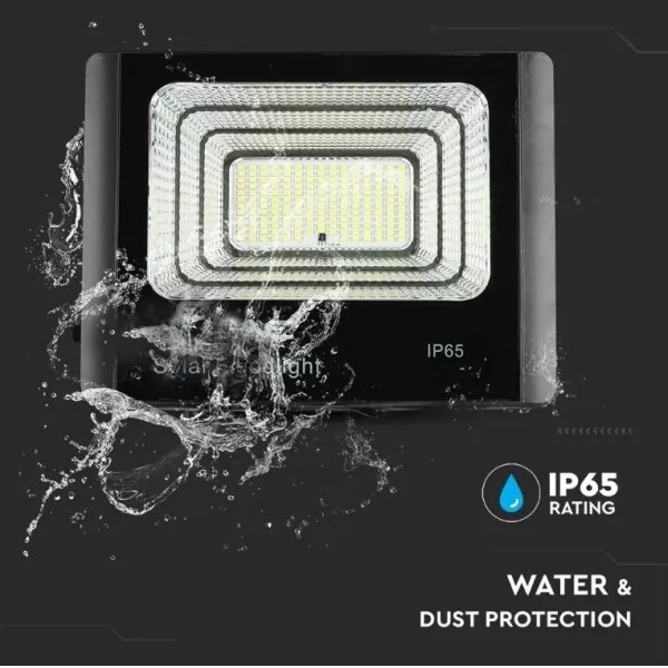 Faretto solare dimmerabile LED 16W 3,2V 4000K IP65 con telecomando