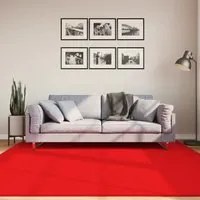 Tappeto OVIEDO a Pelo Corto Rosso 200x200 cm 375626