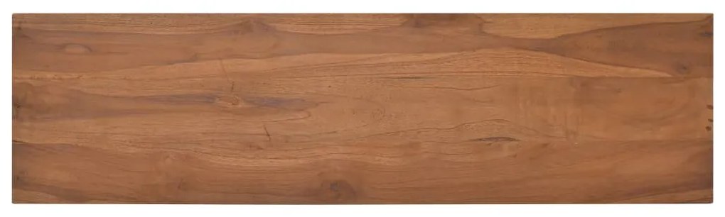 Mobile porta tv 110x30x50 cm in legno massello di teak