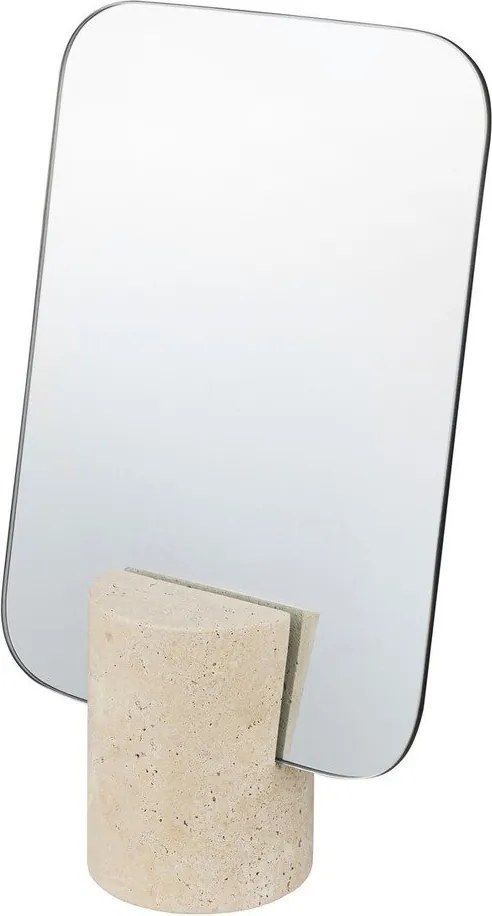 Specchio per make-up 18x30 cm Travertine – Mette Ditmer Denmark
