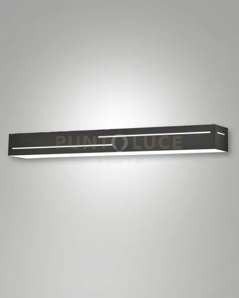 Banny applique antracite a led 3000k - 24w - 2260 lm, 50,5cm ip20