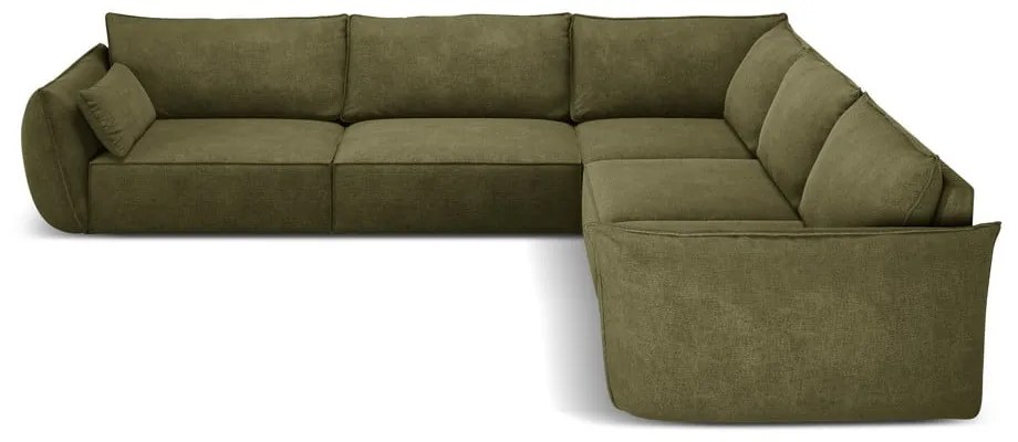 Divano angolare verde (variabile) Vanda - Mazzini Sofas