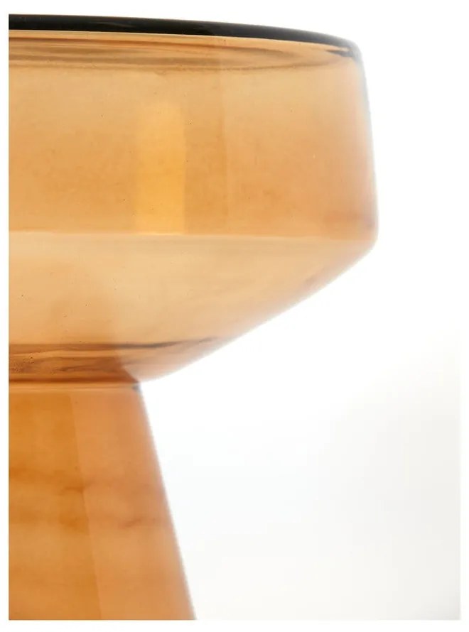 Tavolino rotondo in vetro ø 37 cm Dakwa - Light &amp; Living