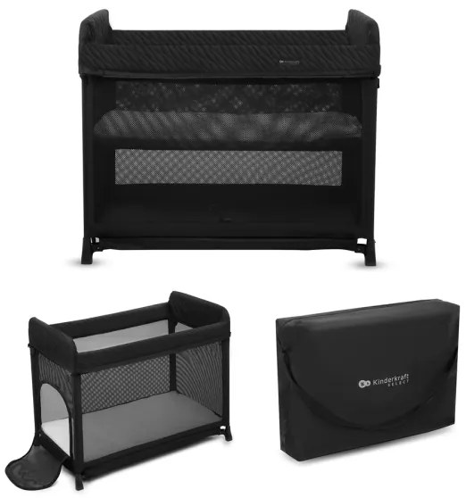 KINDERKRAFT SELECT - Culla da viaggio MOON DREAM nero