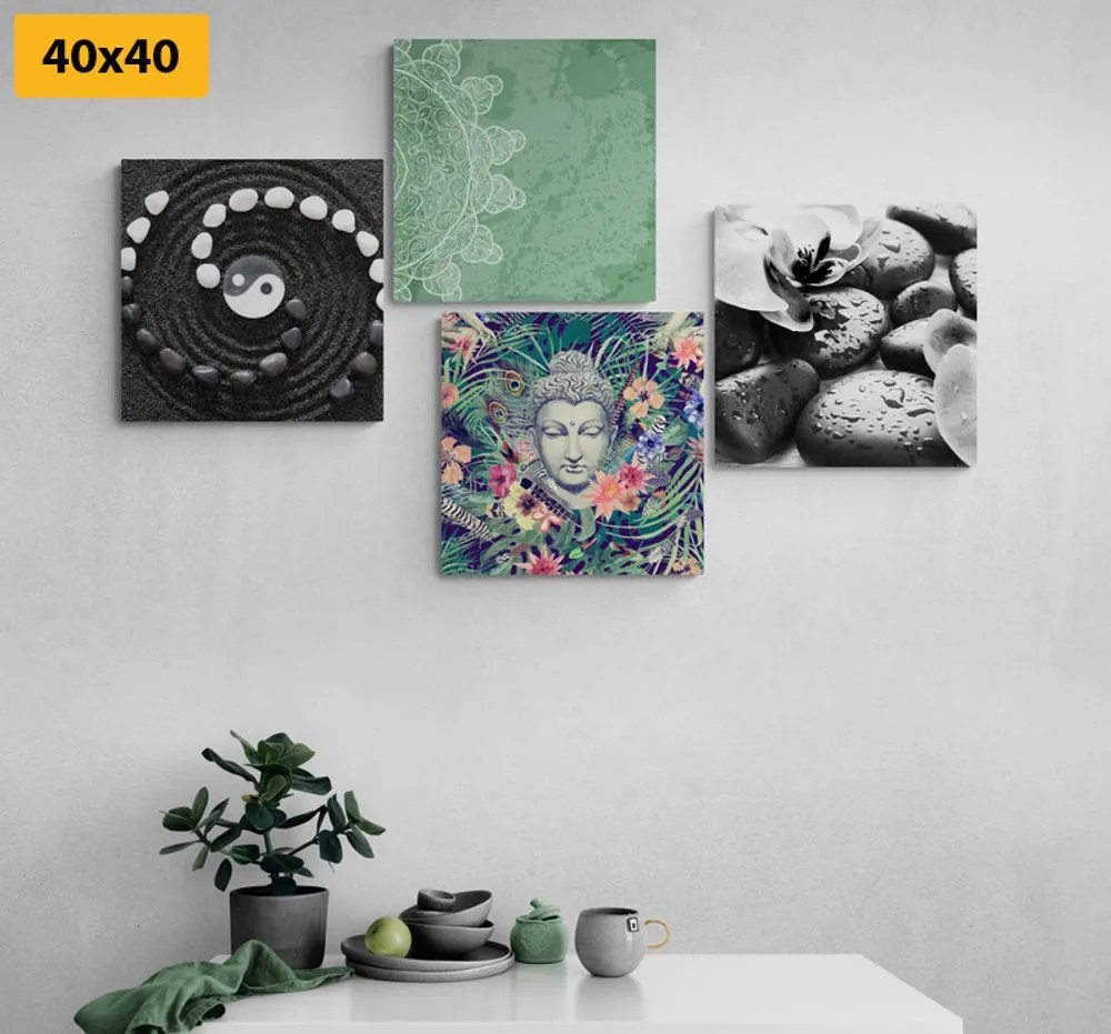 Set di quadri – Feng Shui in combinazione insolita
