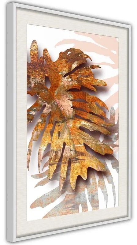 Poster  September Leaves  Cornice Quadri Cornice nera con pass-partout, Larghezza x Altezza Home decor 30x45