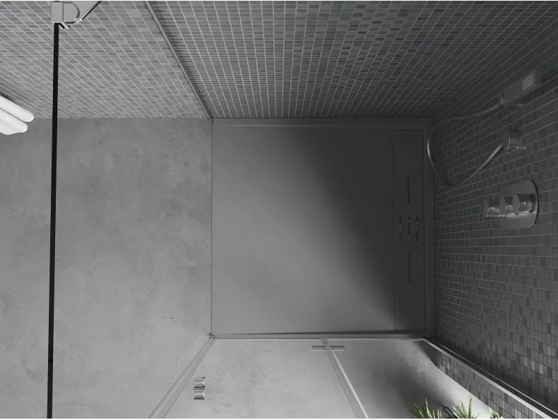 Mexen Amon piatto doccia quadrato SMC 90 x 90 cm, grigio - 4F619090