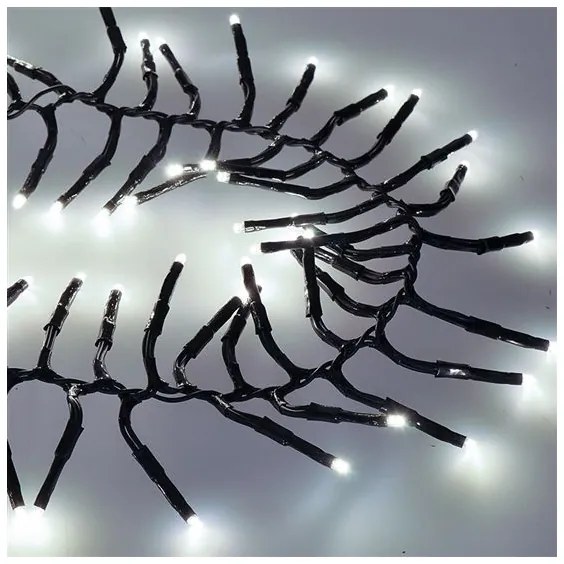 Solight 1V11-W - Catena natalizia LED 576xLED/8 funzioni 8m IP44 bianco freddo + TC