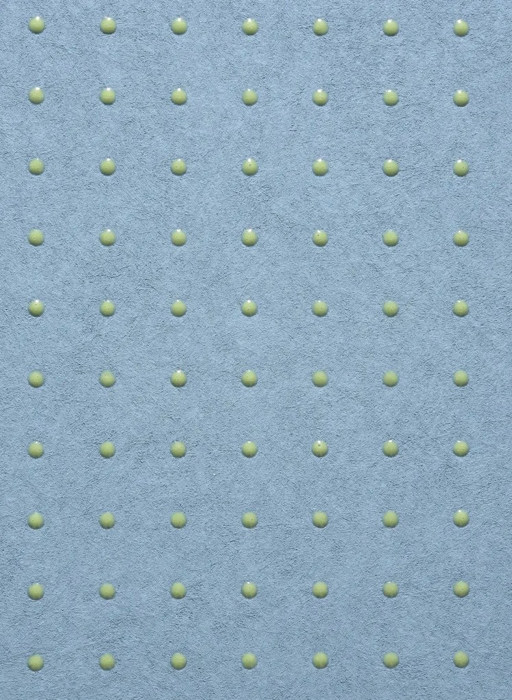 Arte International Carta da parati Dots - 31013 - Luminous Cerulean