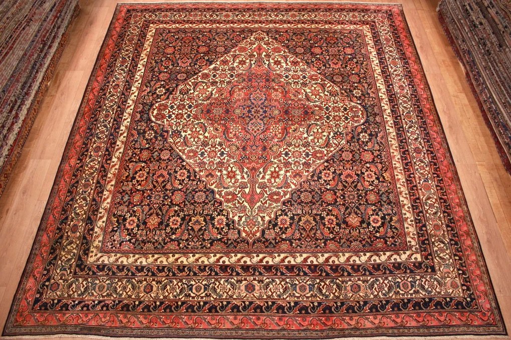 Malayer Tappeto 350 x 400 (Iran) Annodato A Mano