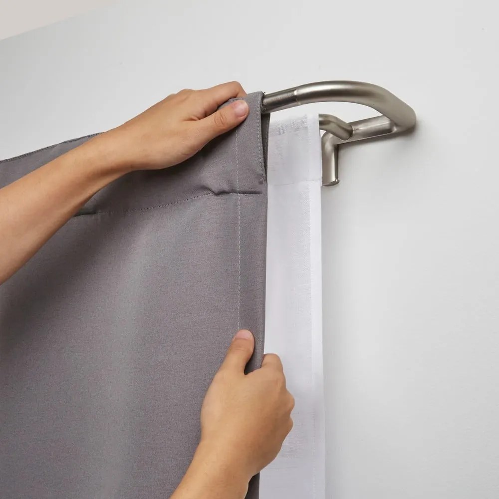 Mantovana doppia estensibile in acciaio inox 224 - 366 cm Twilight - Umbra