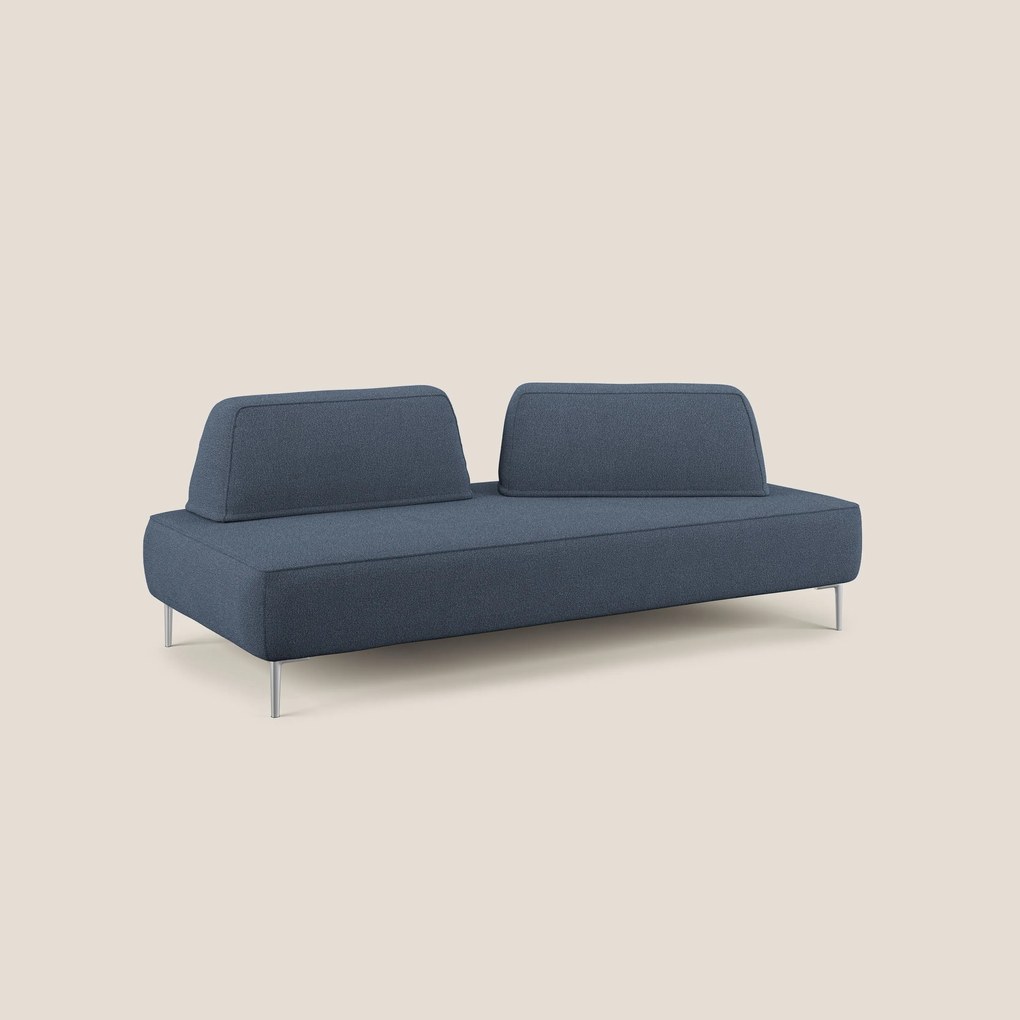 Newton divano modulare con schienali movibili T07 blu