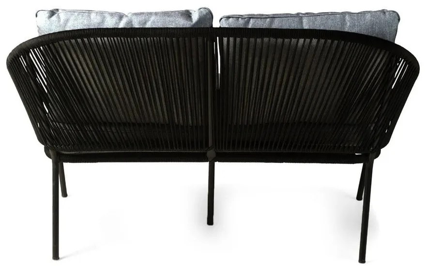 Divano da giardino nero a due posti North - Bonami Selection