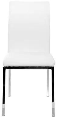 Set di 2 sedie design poliuretano bianco SIMEA