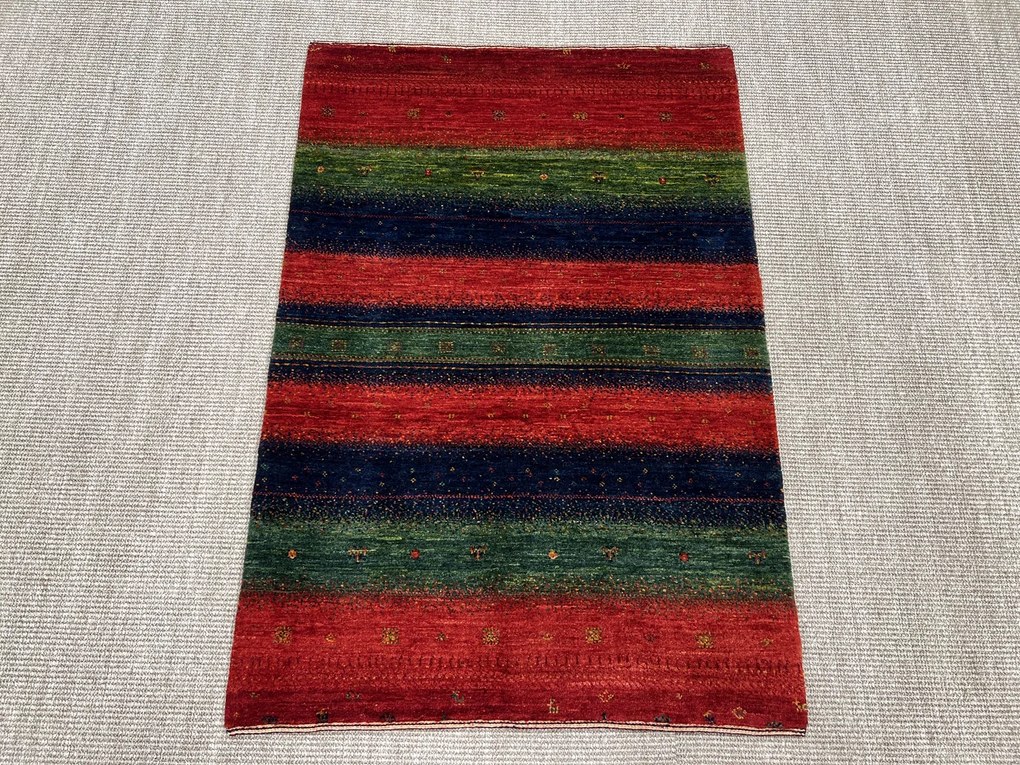 Loribaft Tappeto persiano 80 x 120 Verde (Iran) Annodato A Mano
