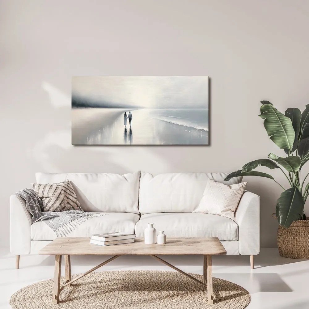 Quadro su tela – Innamorati sulla costa